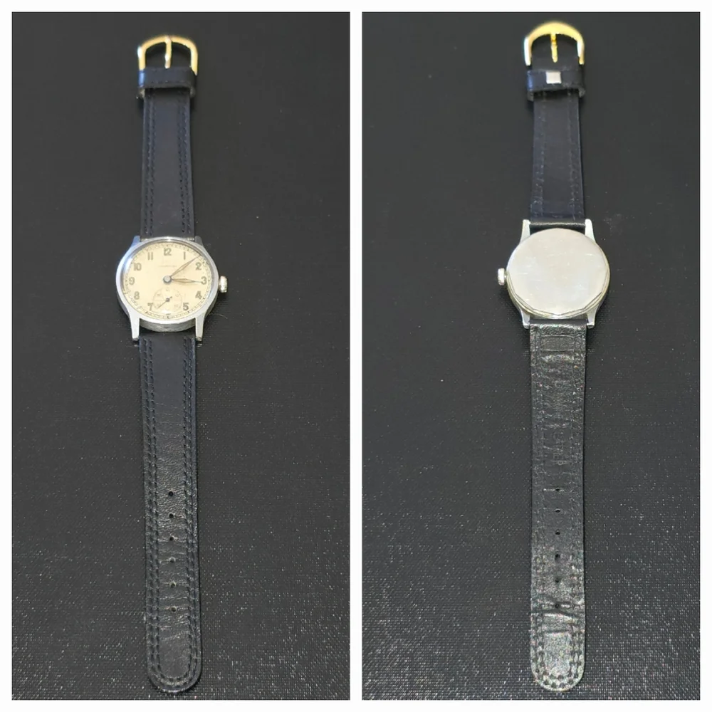 Swiss Military Trench 15J Watch W/ Personal Name Engraving Runs